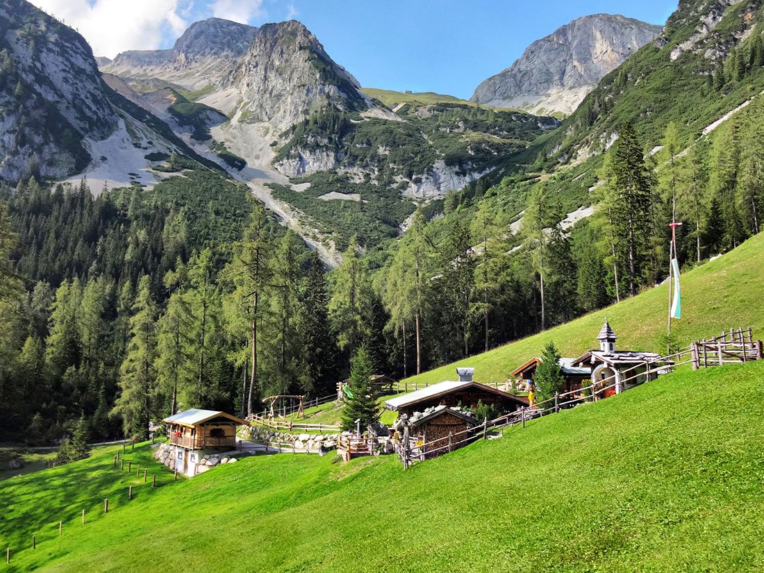 Lärchbodenalm restaurant in Ramsau Am Dachstein, Austria