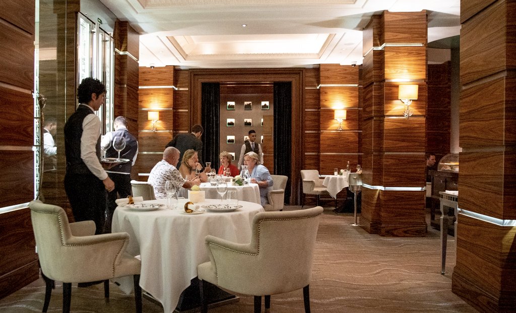 Alyn Williams at the Westbury restaurant in London, United Kingdom