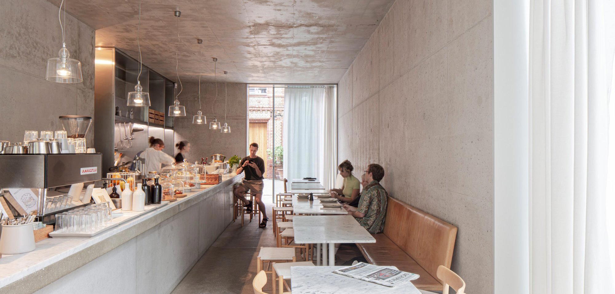 Chipperfield Kantine restaurant in Berlin, Germany