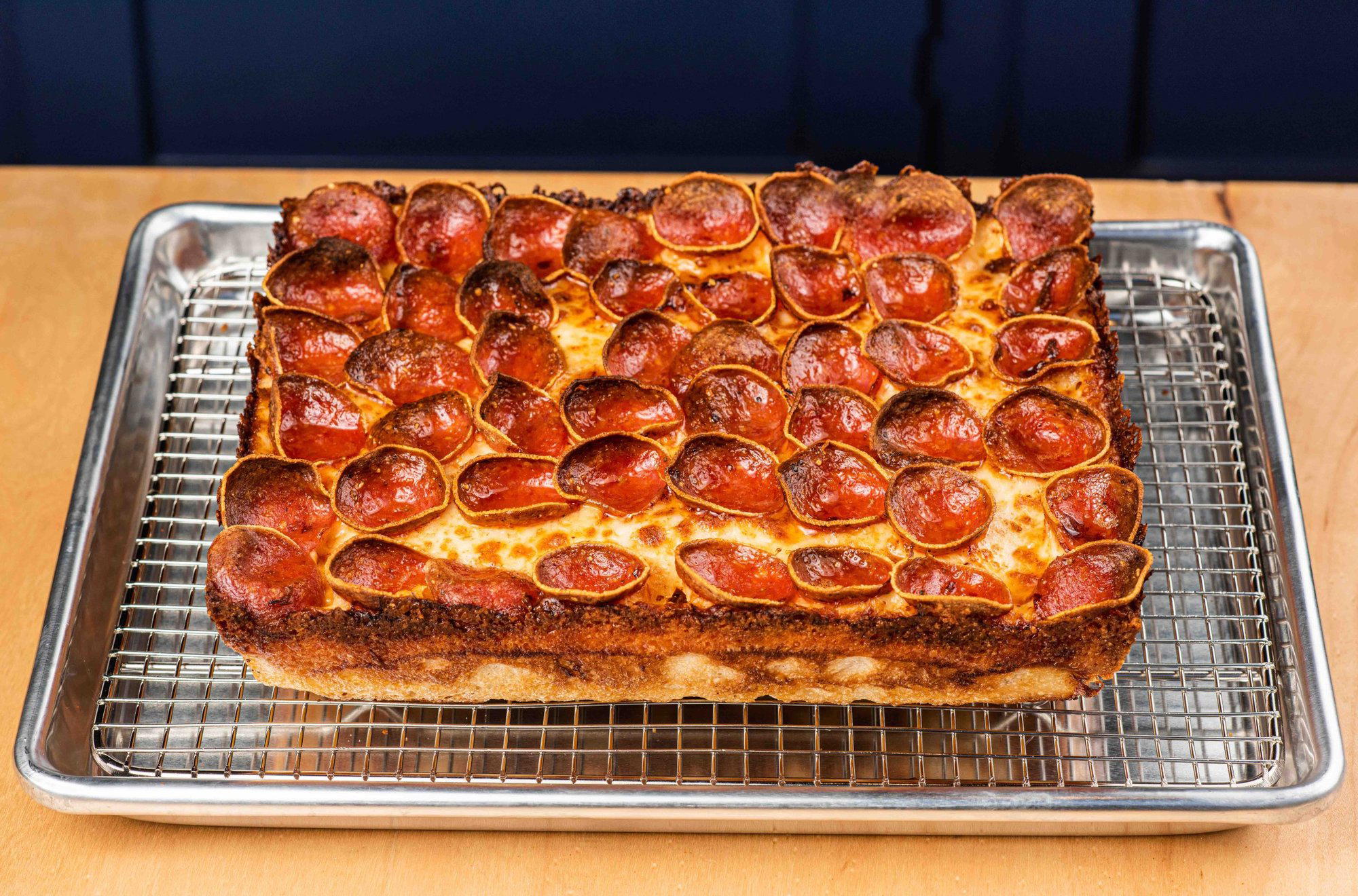 Square Pie Guys restaurant in Oakland, United States