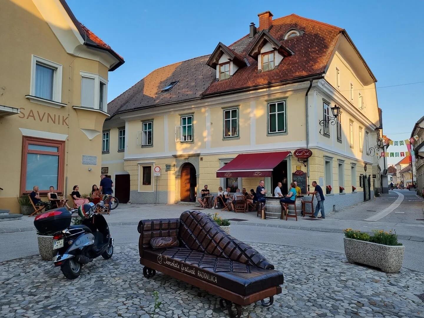 Vinoteka Sodček restaurant in Radovljica, Slovenia