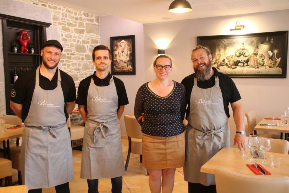 La Baratte restaurant in Saint-Denis-le-Vêtu, France