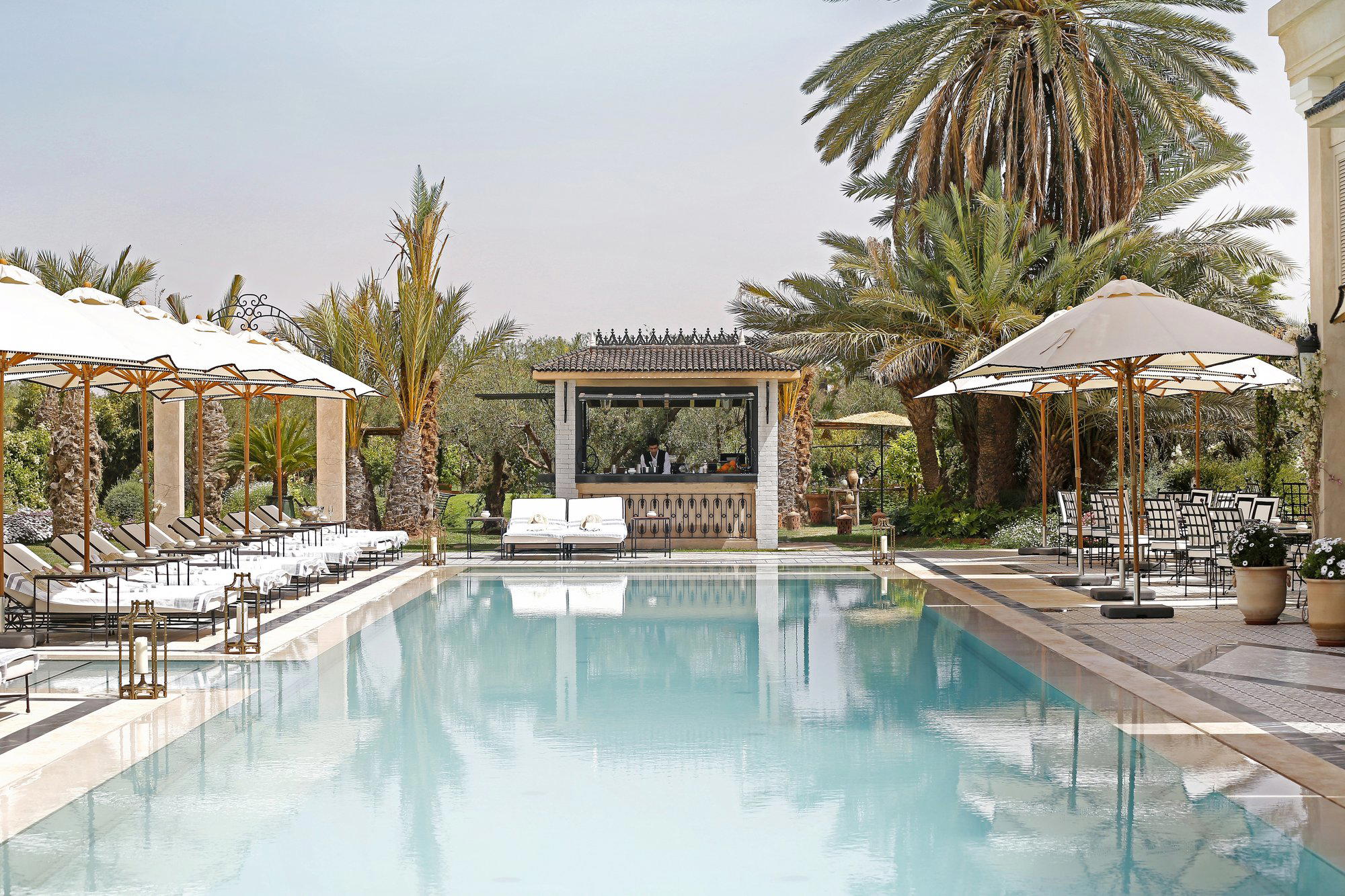 Pool House restaurant in Marrakech