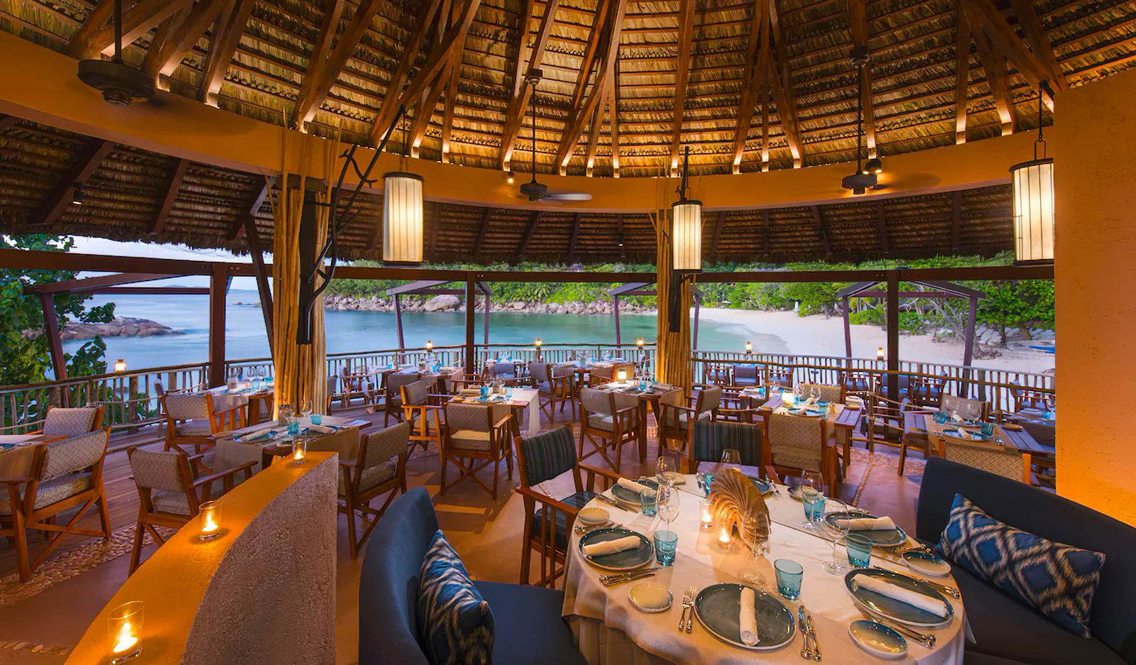The Nest restaurant in Praslin