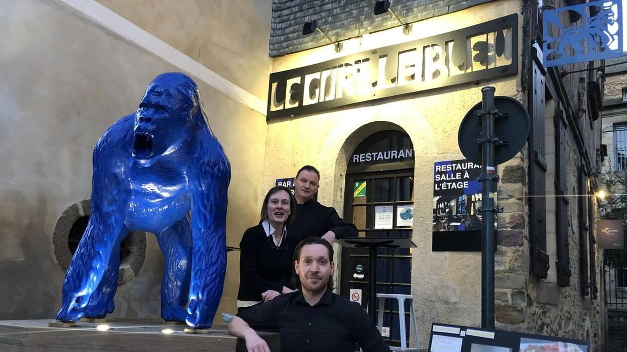 Le Gorille Bleu restaurant in Rennes, France