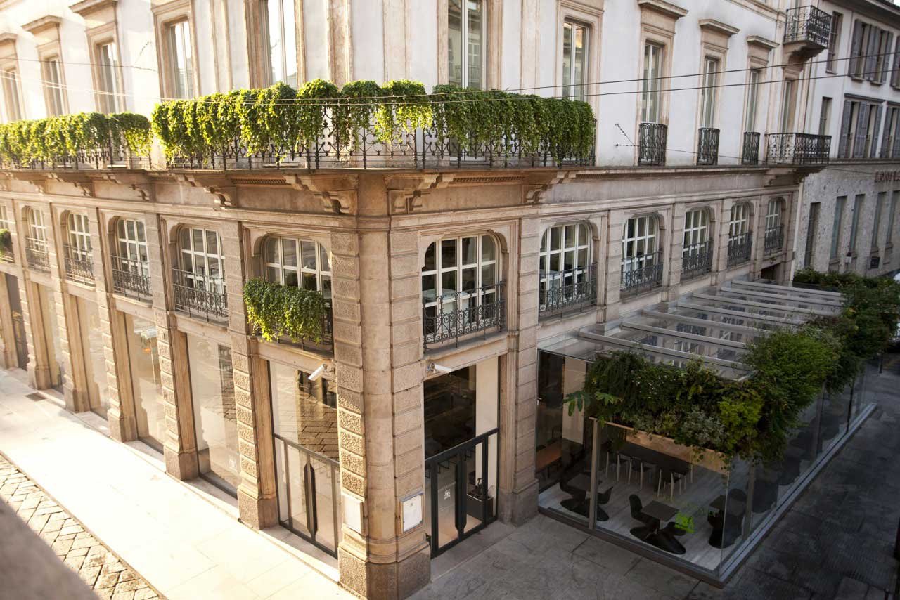 Trussardi restaurant in Milan, Italy