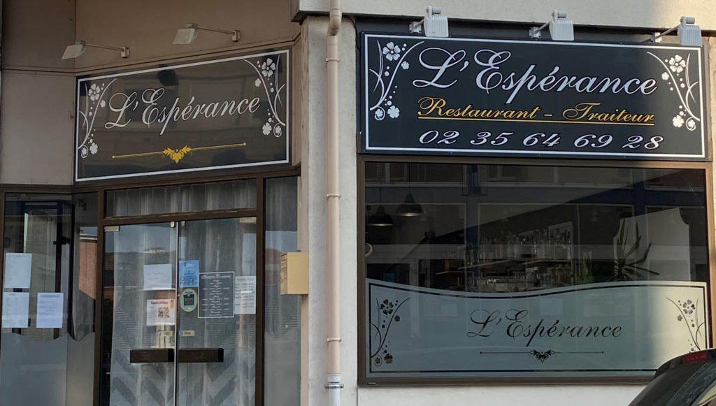 L'Espérance restaurant in Barentin, France