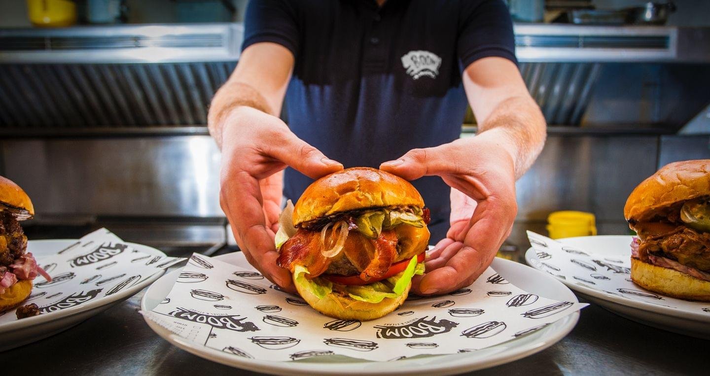 Boom! Burgers, Restaurant in Sofia