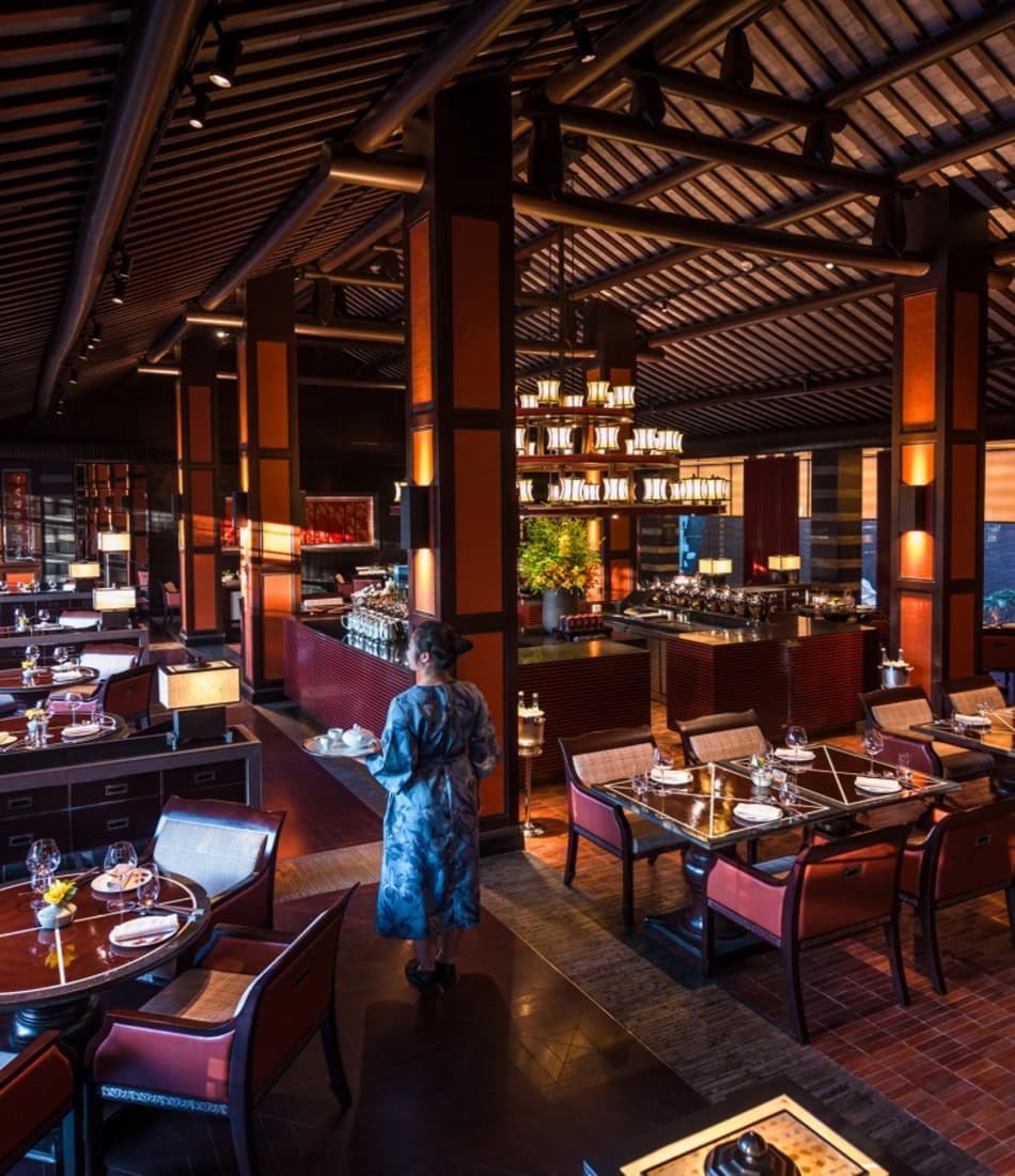 Four Seasons Hotel Hangzhou at West Lake Jin Sha restaurant in Hangzhou, China