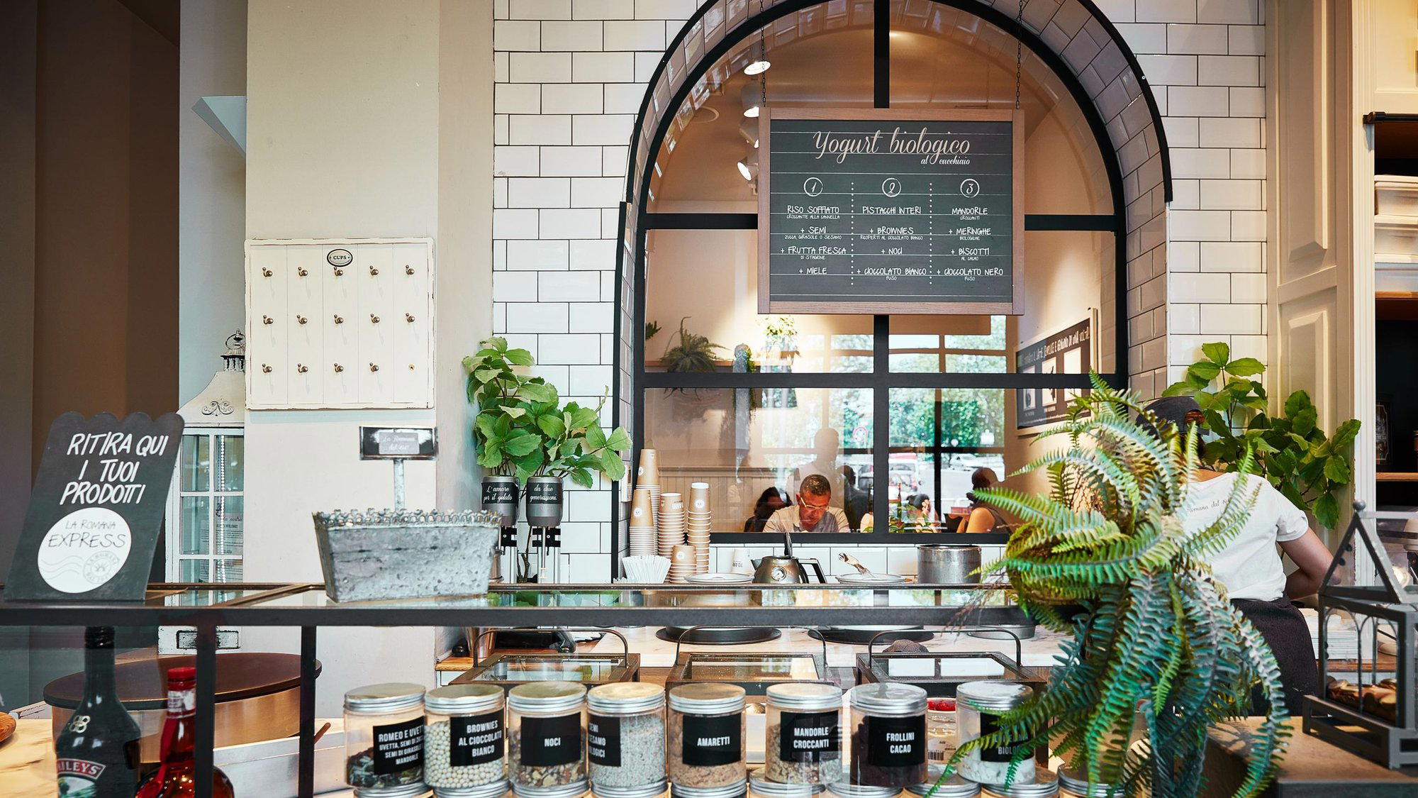 Gelateria La Romana restaurant in Rome, Italy