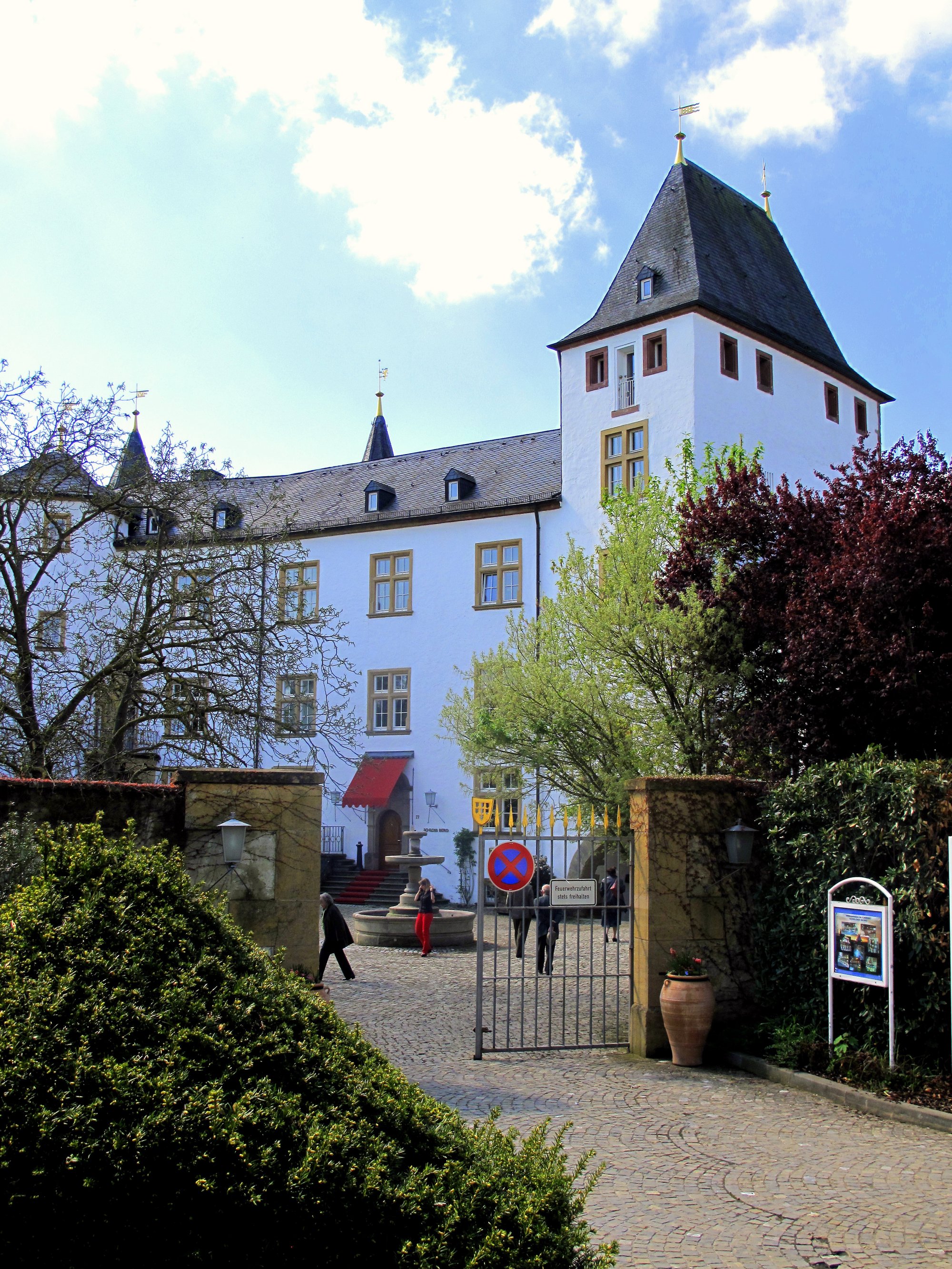 Schloss Berg restaurant in Perl-Nennig, Germany