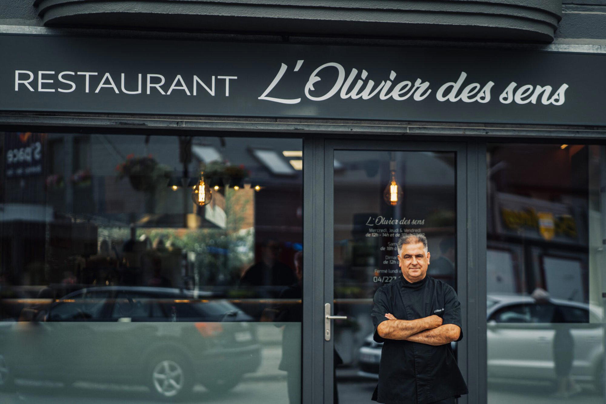 L'Olivier des sens restaurant in Esneux, Belgium