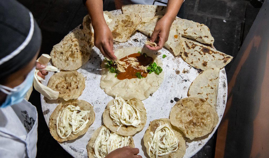 Empanadas del Carmen Alto restaurant in Oaxaca, Mexico