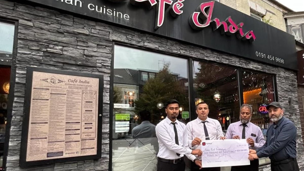 Cafe India South Shields restaurant in South Shields, United Kingdom