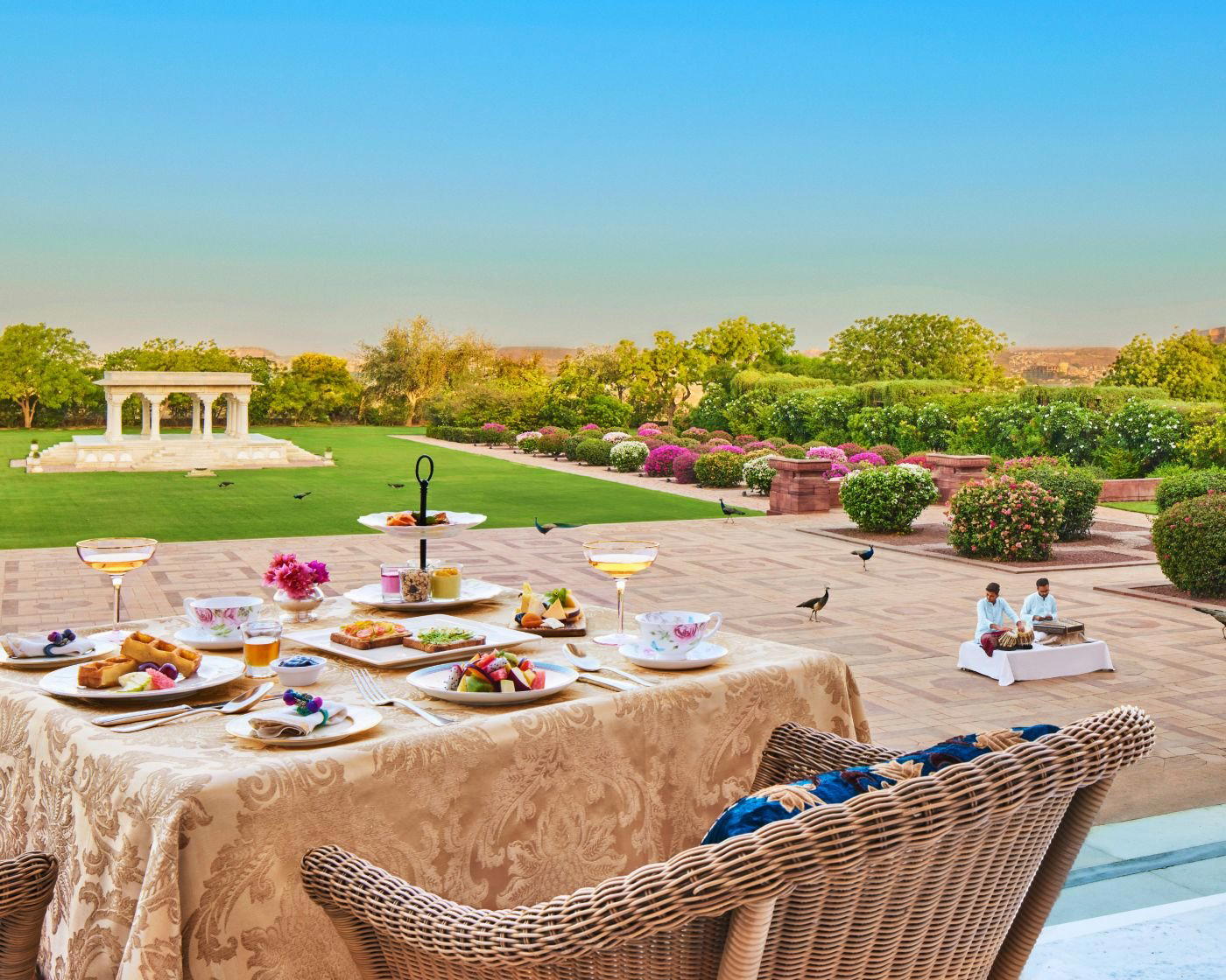 Pillars restaurant in Jodhpur, India