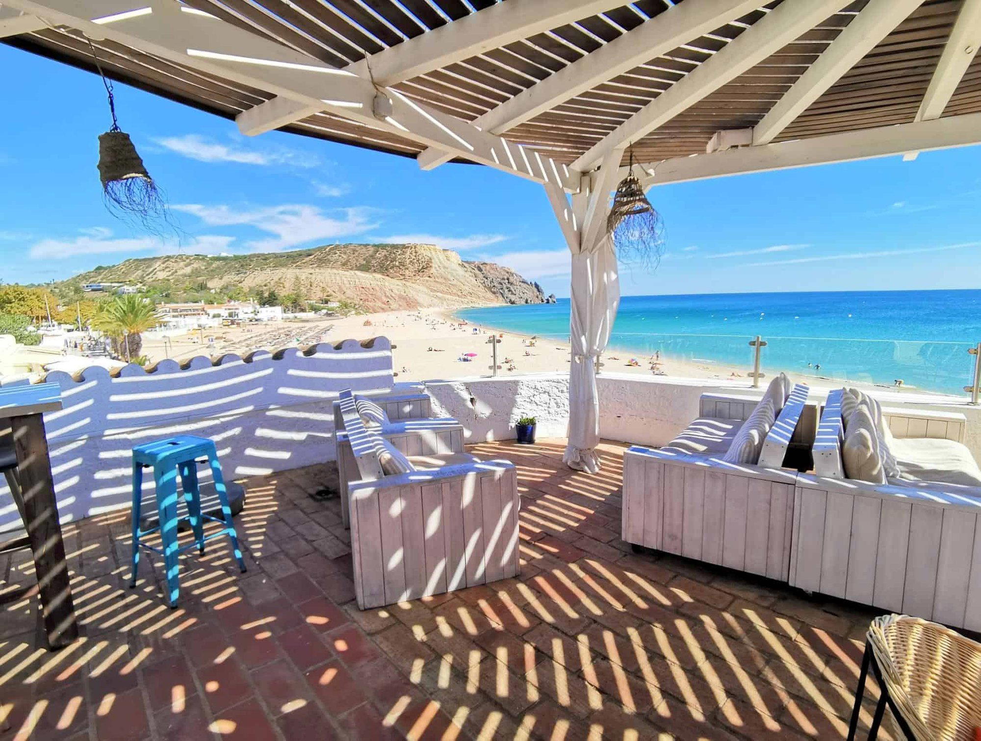 ZaZu Beach Club restaurant in Praia Da Luz