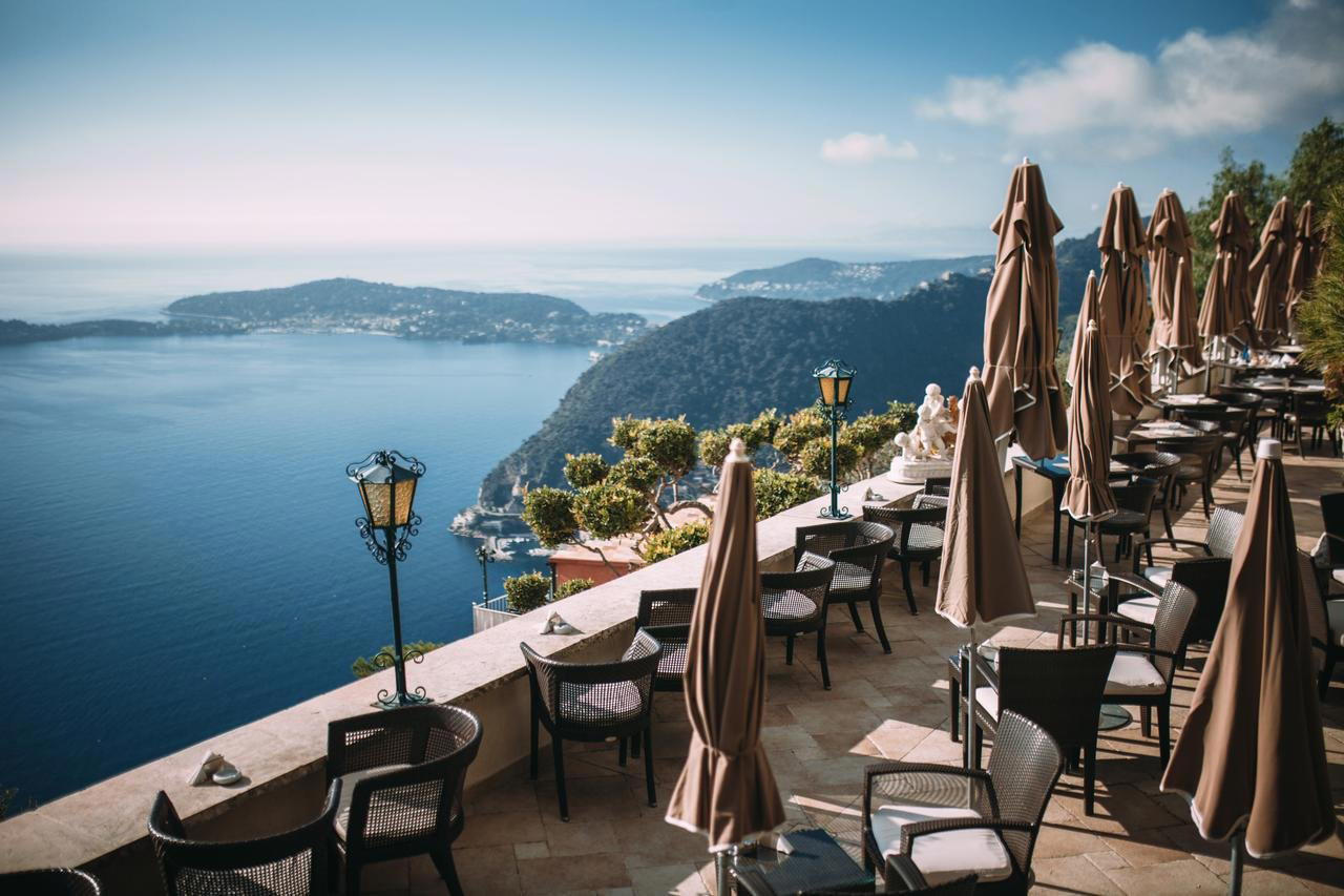 La Chèvre d’Or im Château de la Chevre d'Or restaurant in Èze, France