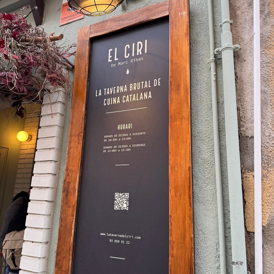 La Taverna del Ciri restaurant in Terrassa, Spain