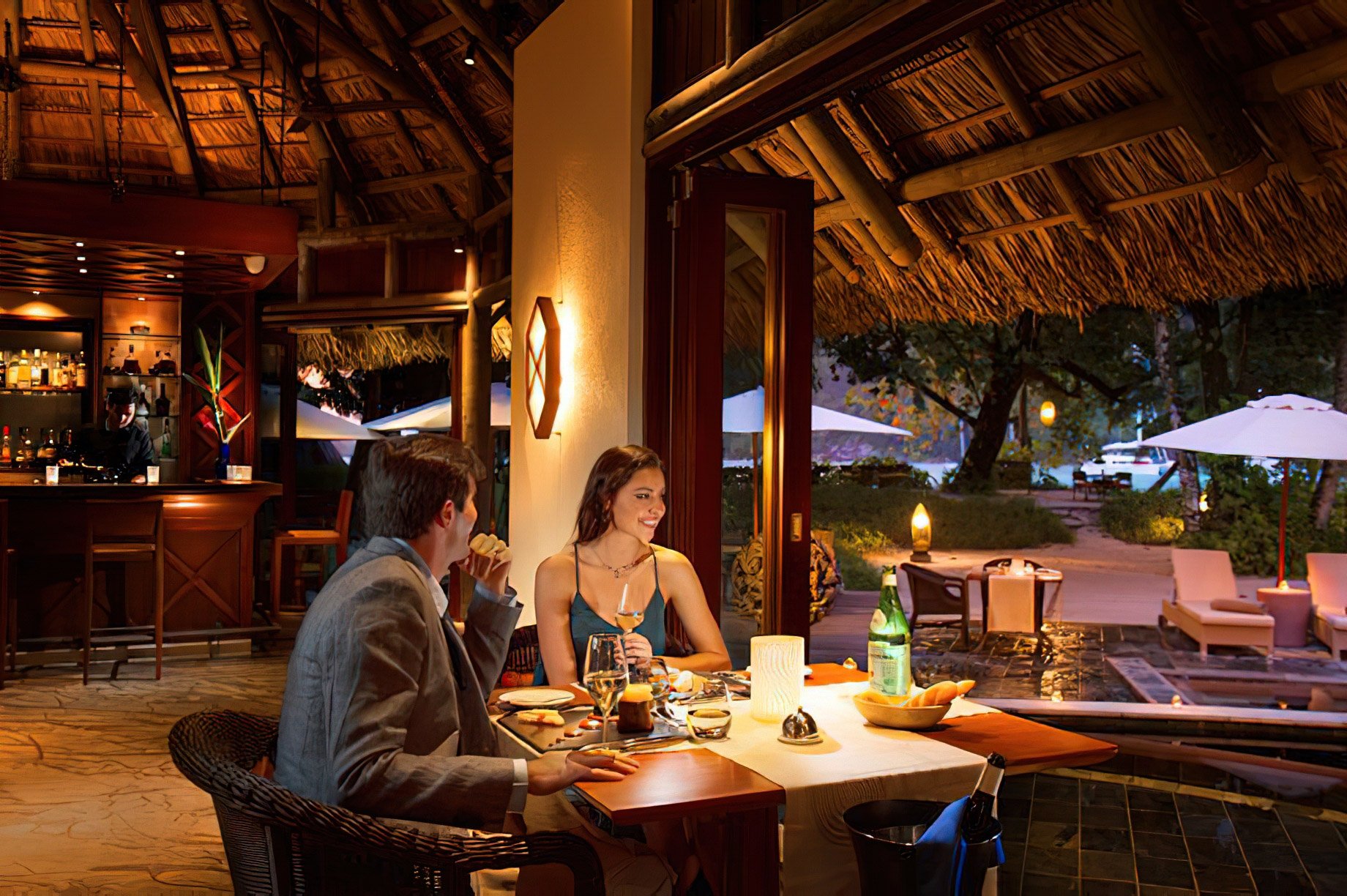 Cyann Restaurant, Constance Ephelia restaurant in Mahé, Seychelles