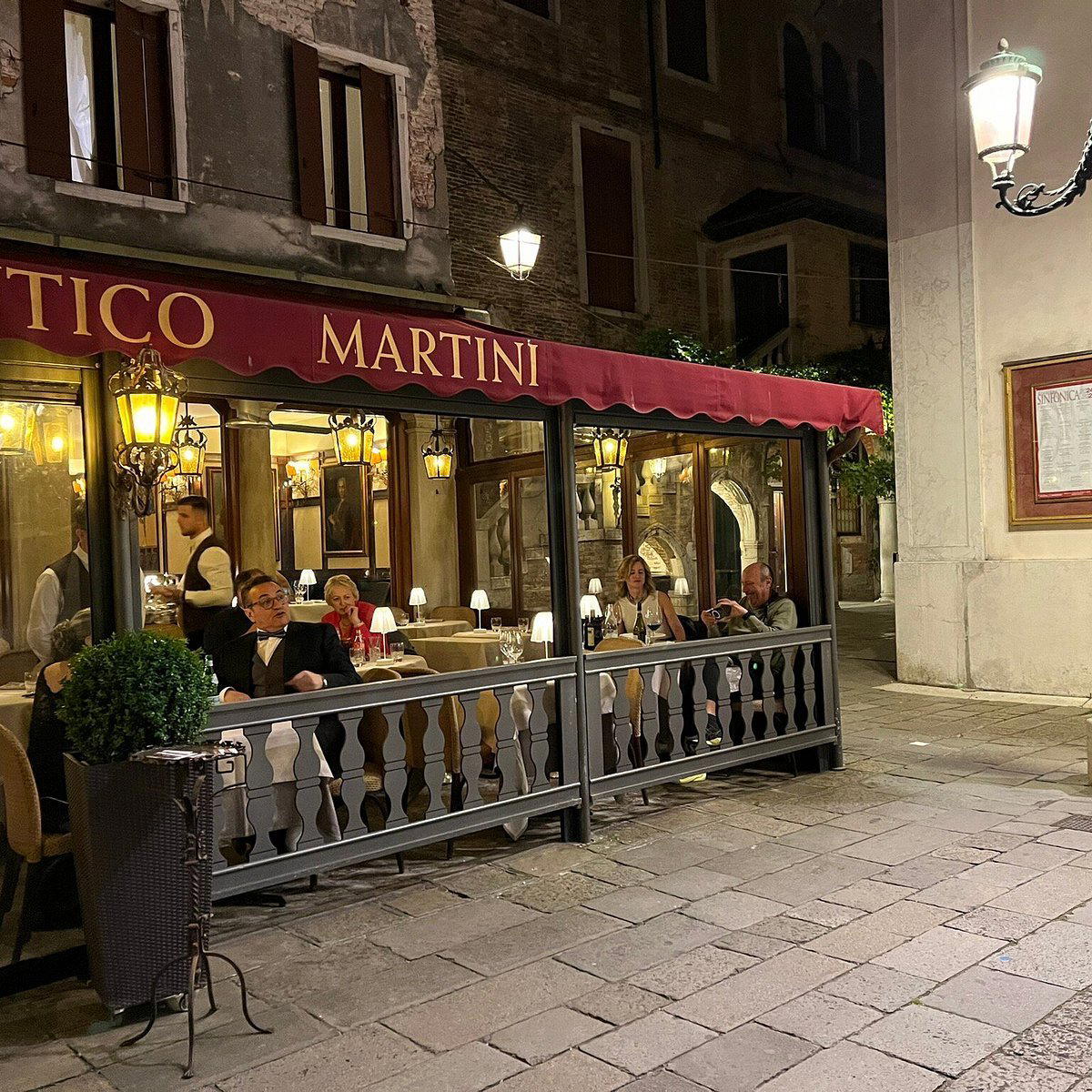 Antico Martini restaurant in Venice, Italy