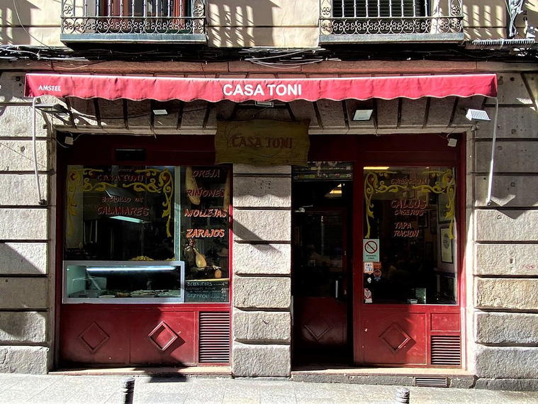 Casa Toni, Madrid, Spain