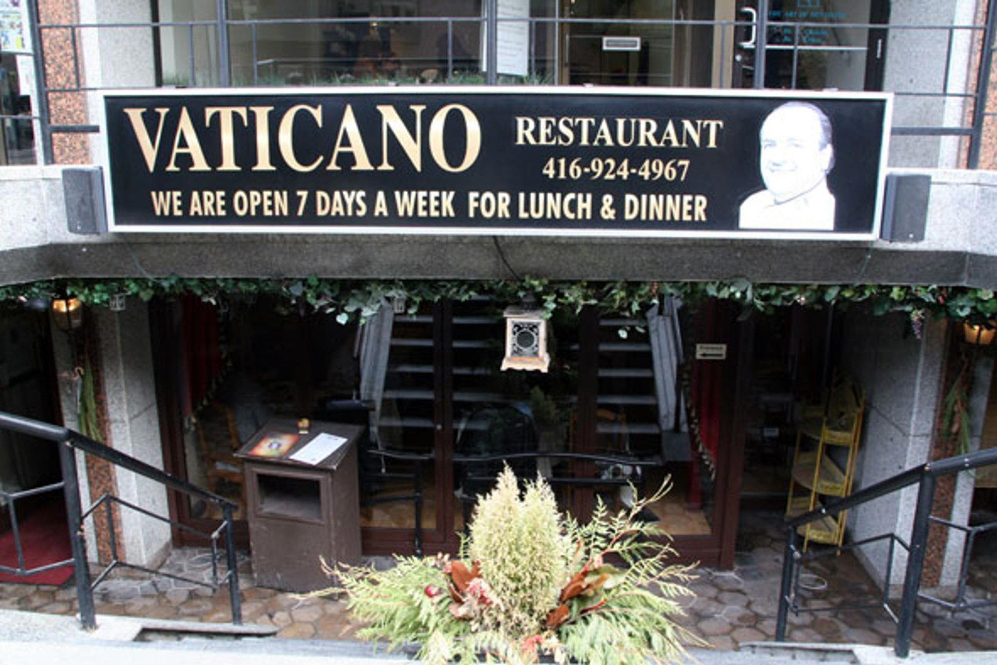 Vaticano Restaurant restaurant in Toronto, Canada