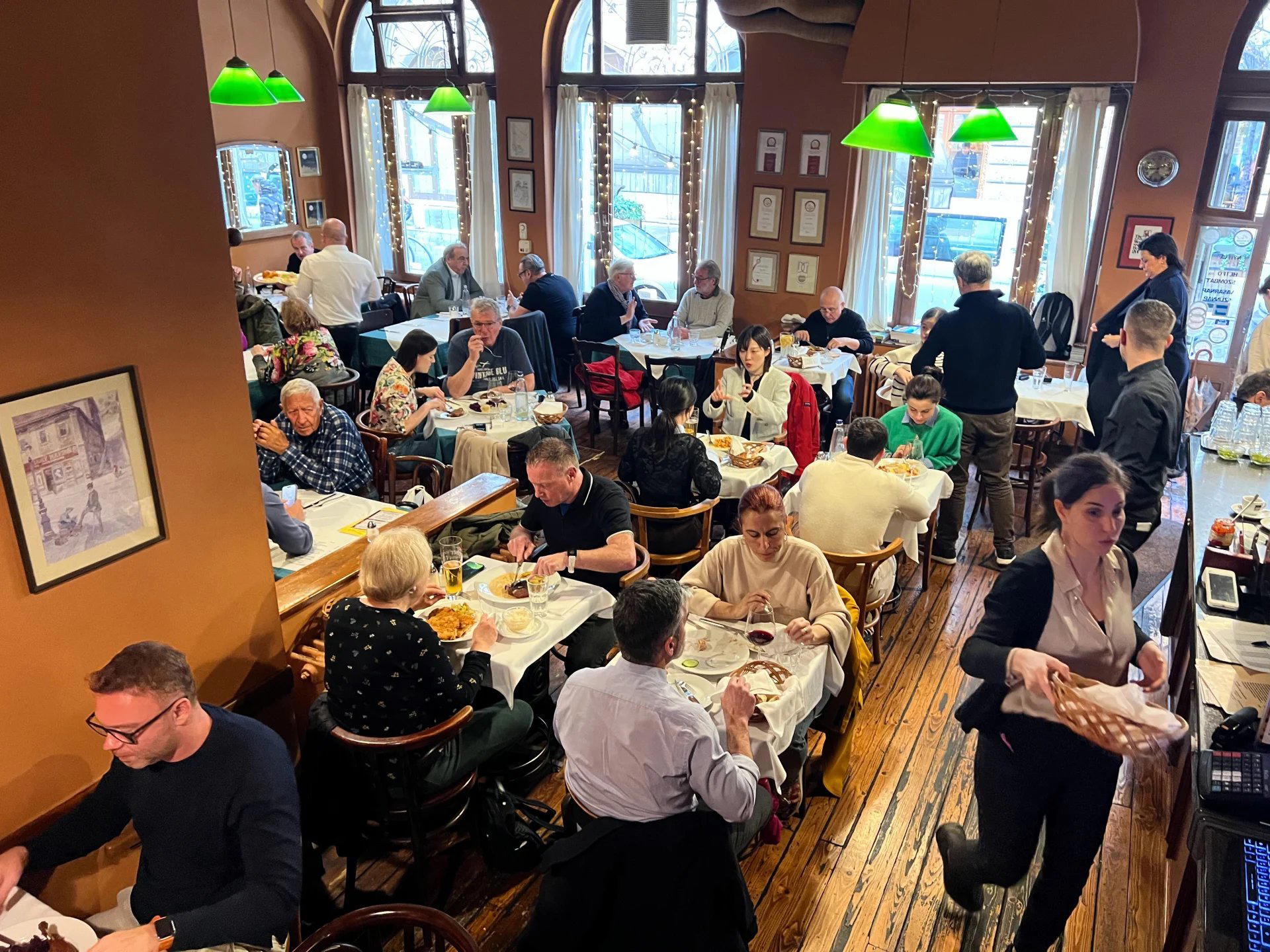 Café Kör restaurant in Budapest, Hungary