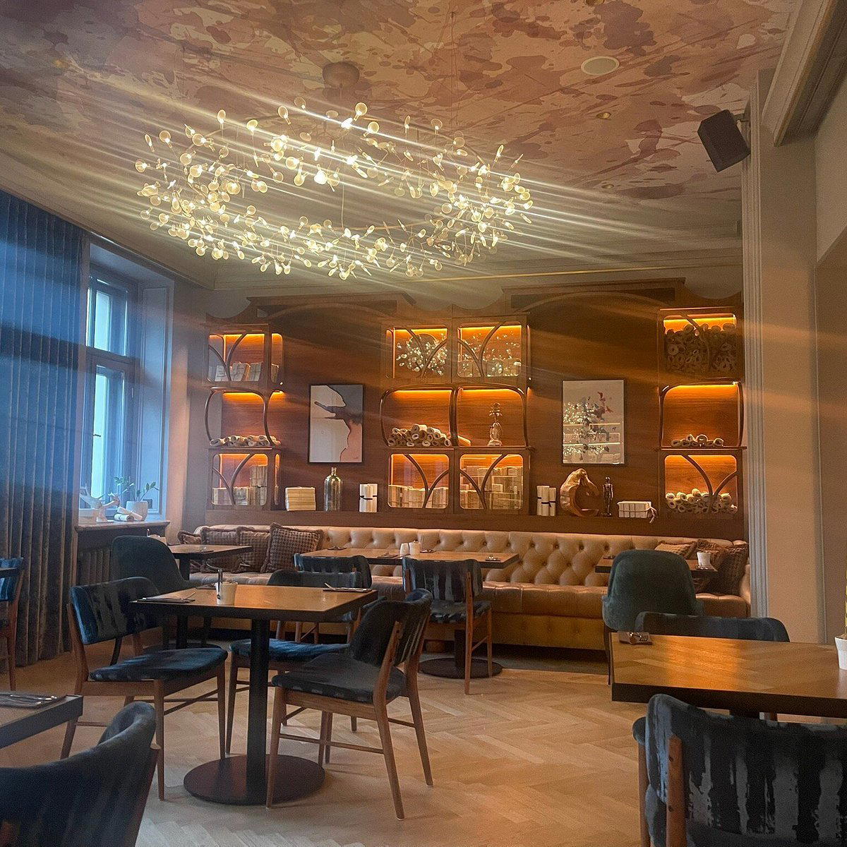 Breakfast at SNOB restaurant in Riga