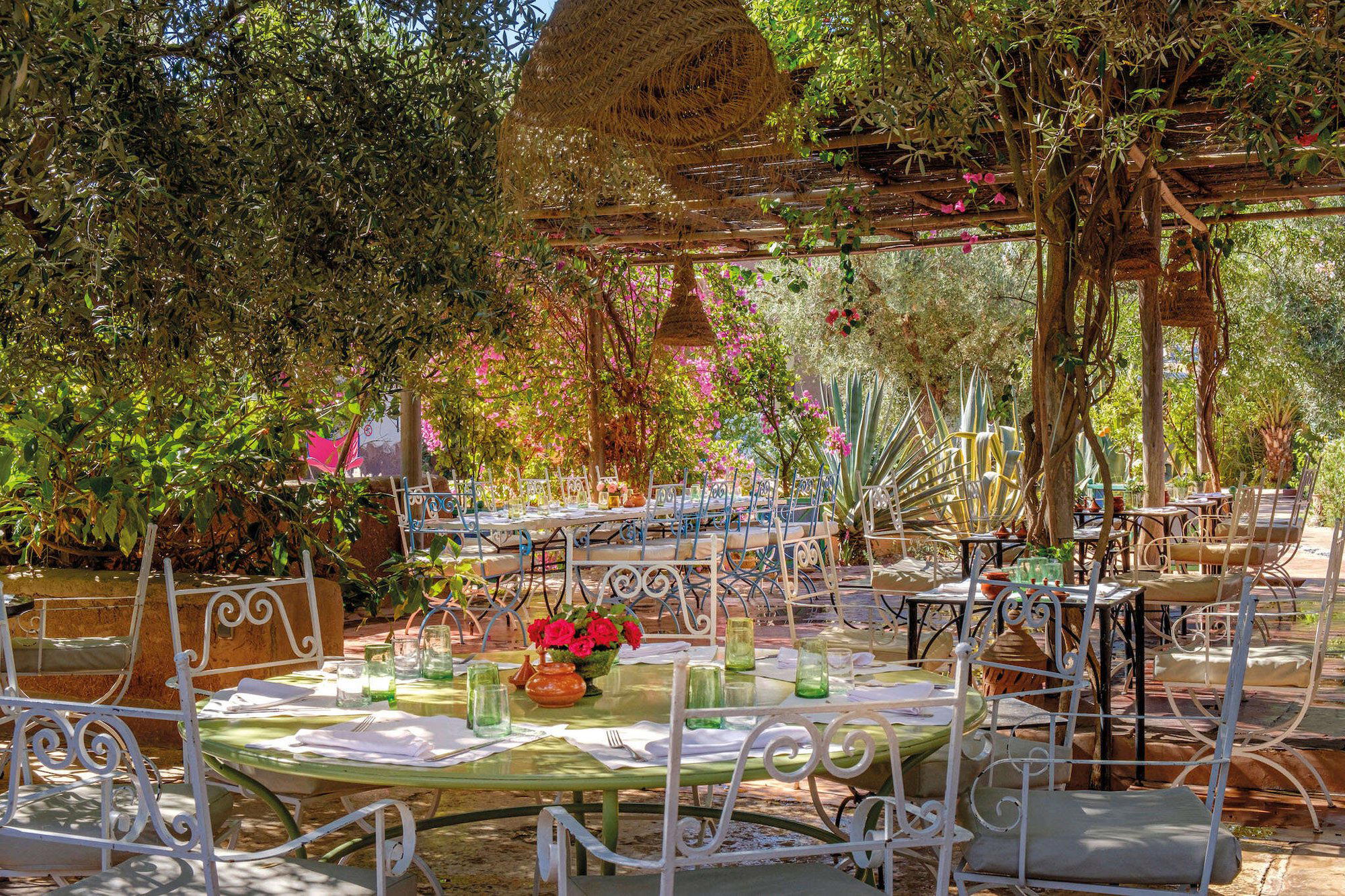 Beldi Oliviers restaurant in Marrakech, Morocco