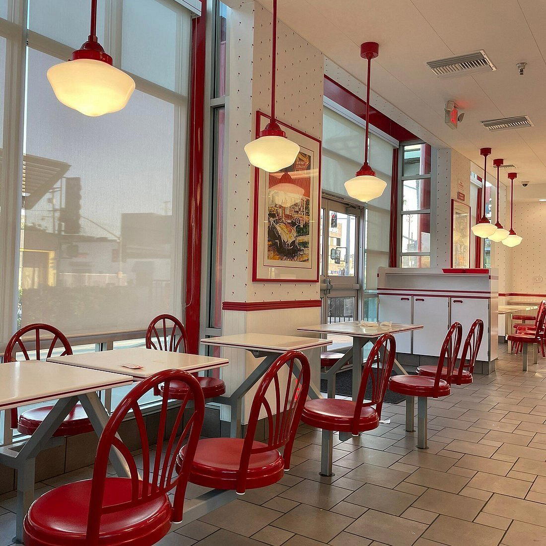 In-N-Out Burger restaurant in Los Angeles, United States