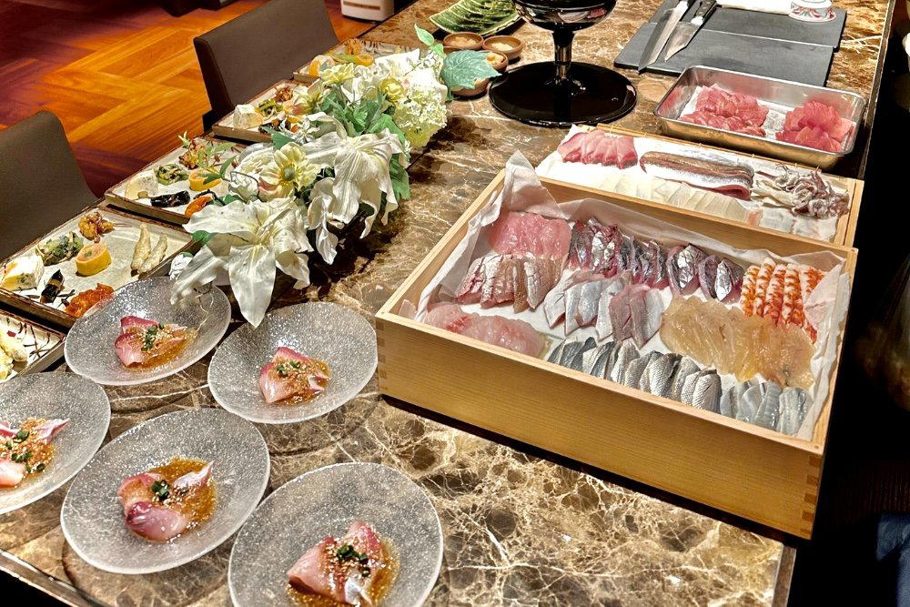 Sushi Tanji restaurant in Tokyo, Japan