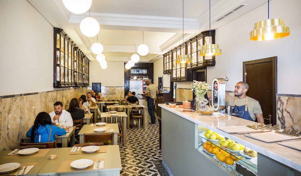 Taberna Albricoque restaurant in Lisbon, Portugal