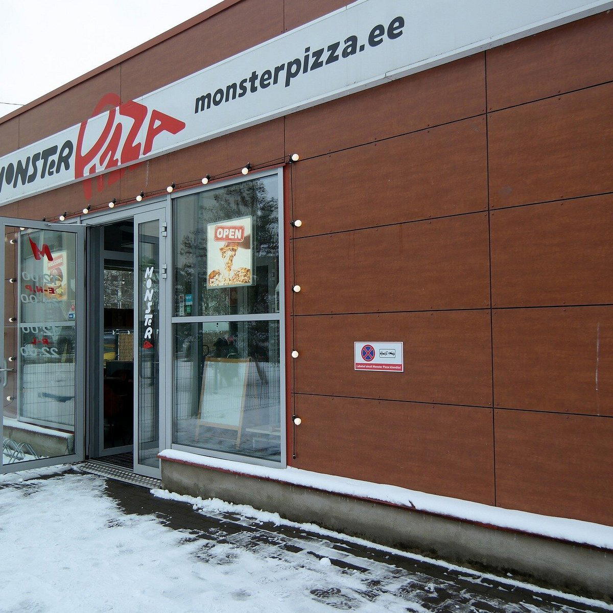 Monster Pizza restaurant in Tallinn, Estonia