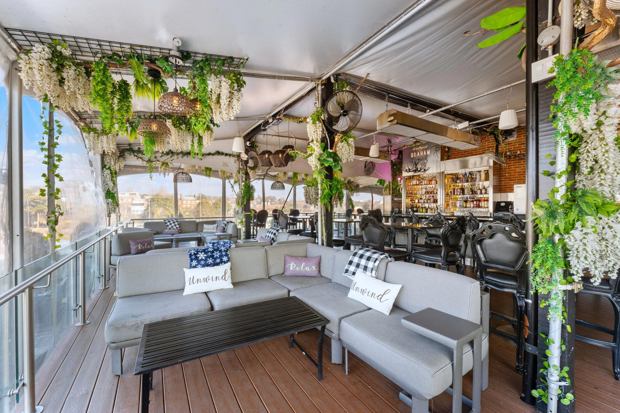 The Rooftop at the Graham restaurant in Washington DC, United States