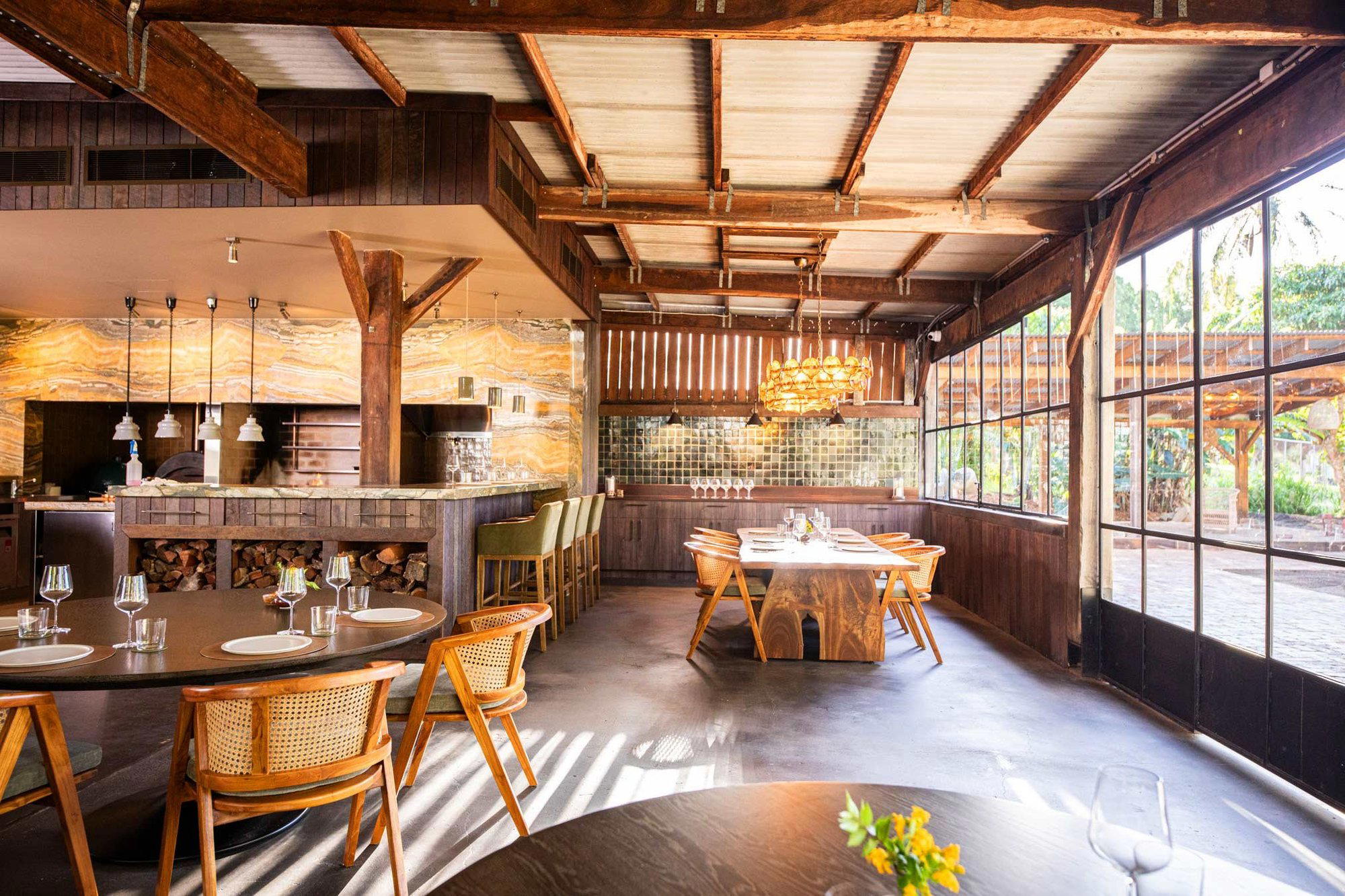 The Woodshed restaurant in Kin Kin, Australia