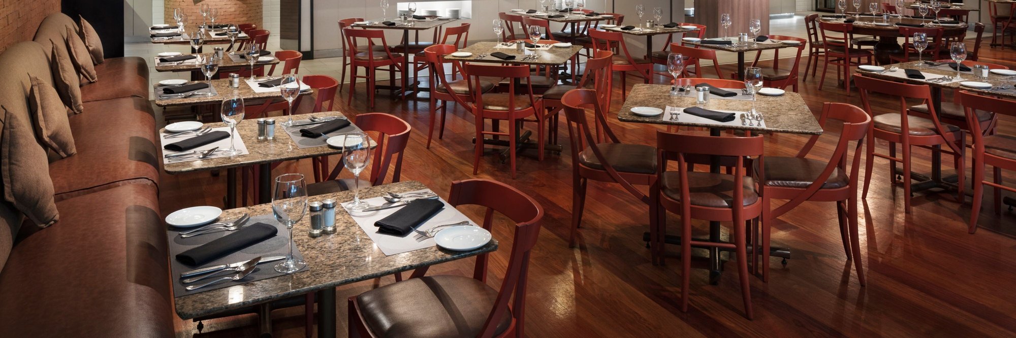 Cafe Med at Santiago Marriott restaurant in Las Condes, Chile