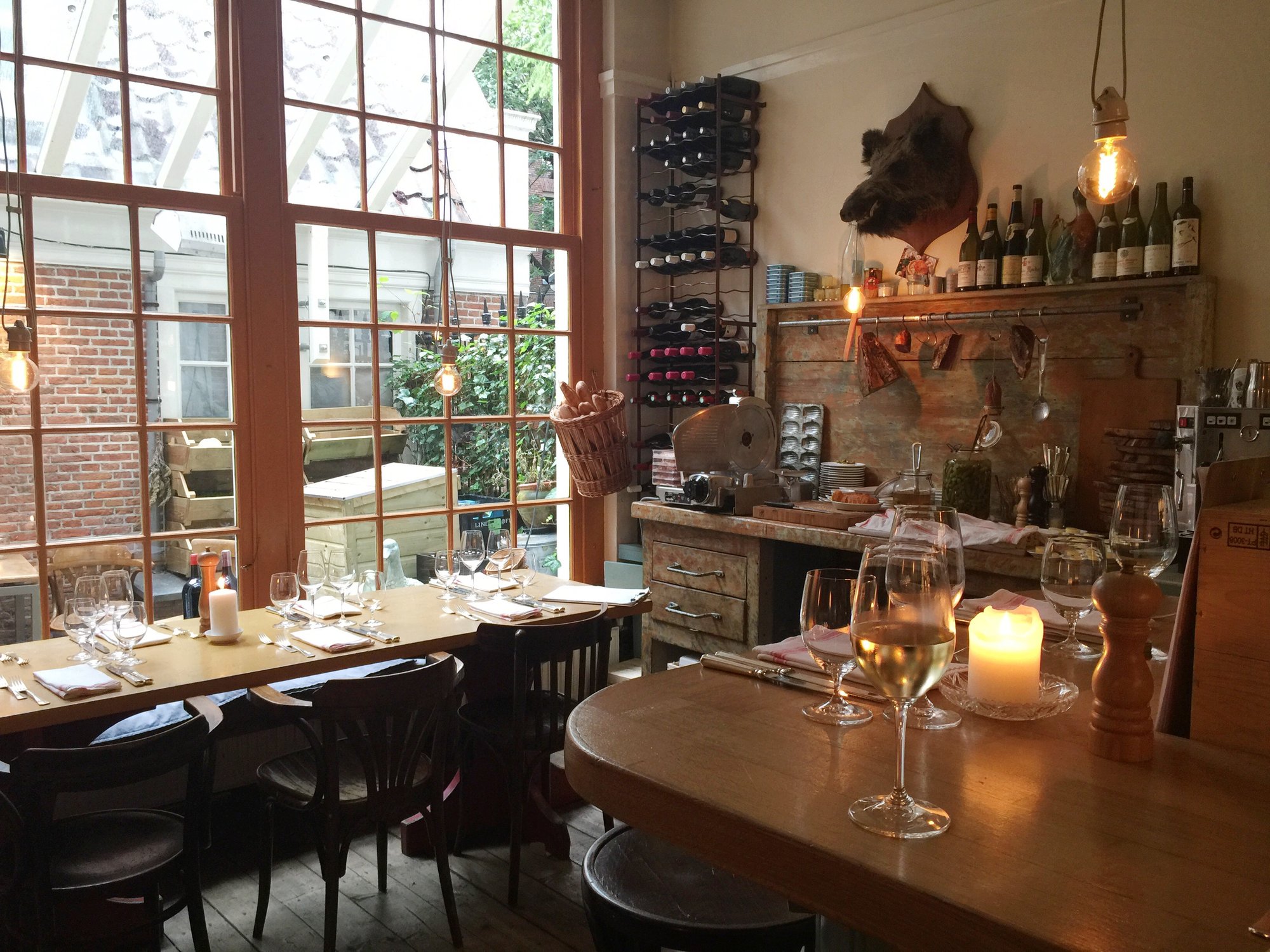 Cafe de Klepel restaurant in Amsterdam, Netherlands