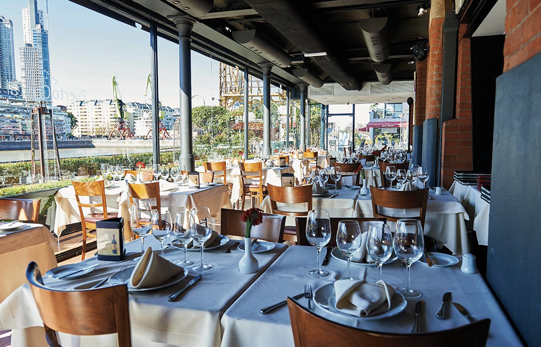 Puerto Cristal restaurant in Buenos Aires, Argentina