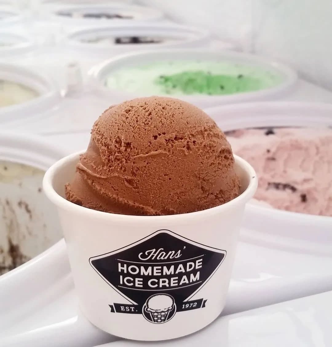 Hans' Homemade Ice Cream restaurant in Santa Ana, United States