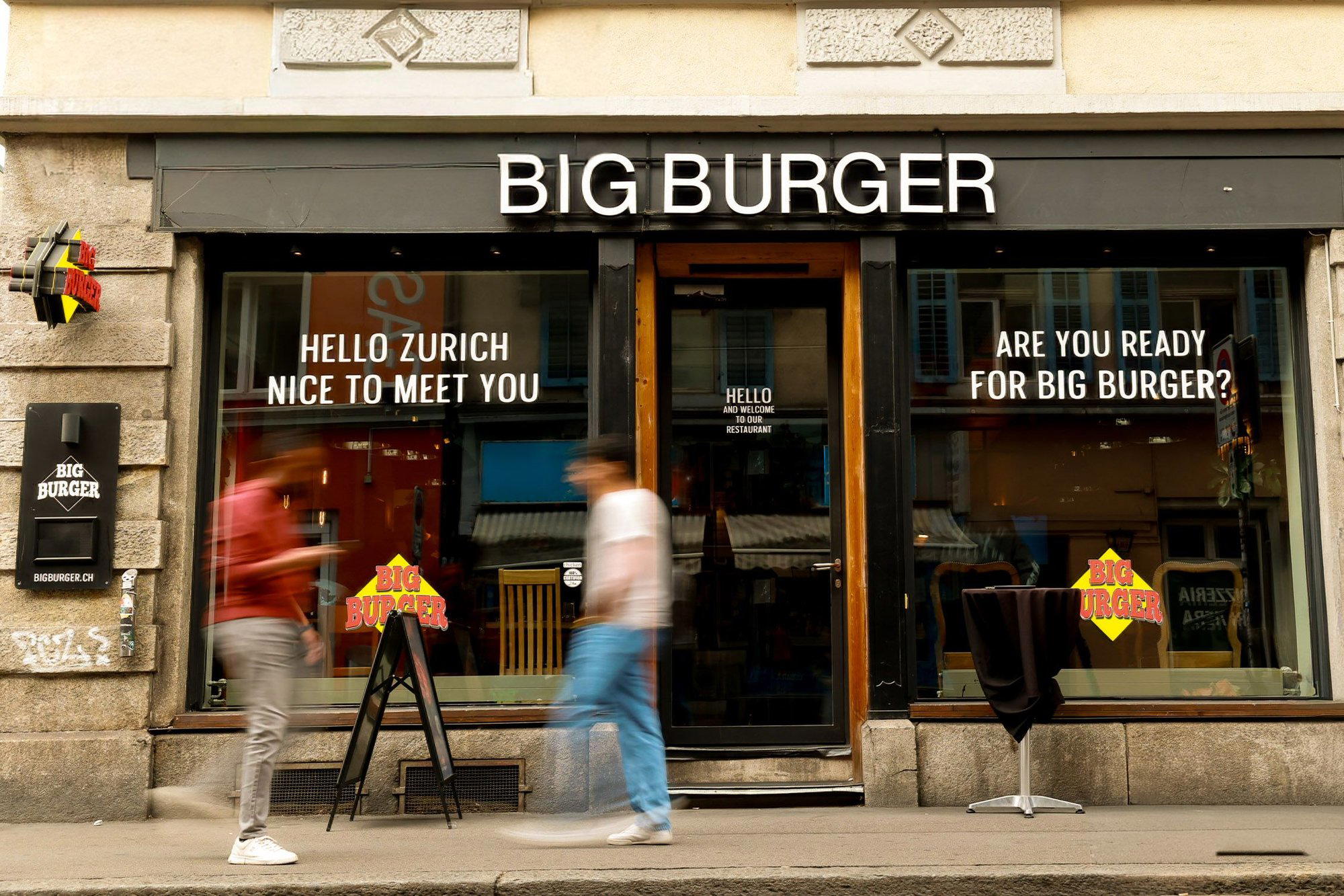 Big Burger Zürich restaurant in Zürich, Switzerland