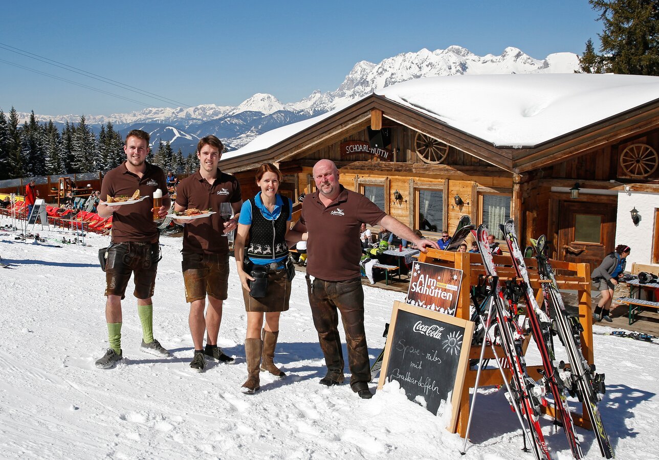 Schoarlhütte restaurant in Haus, Austria
