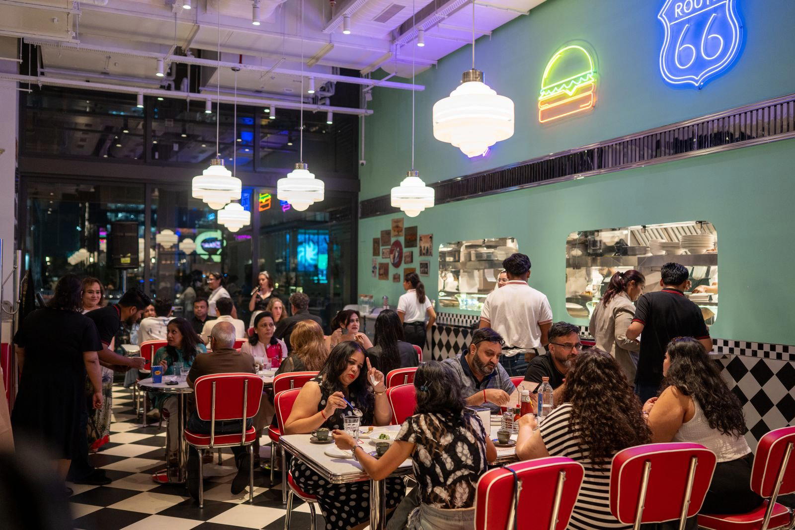 The All American Diner restaurant in Hyderabad