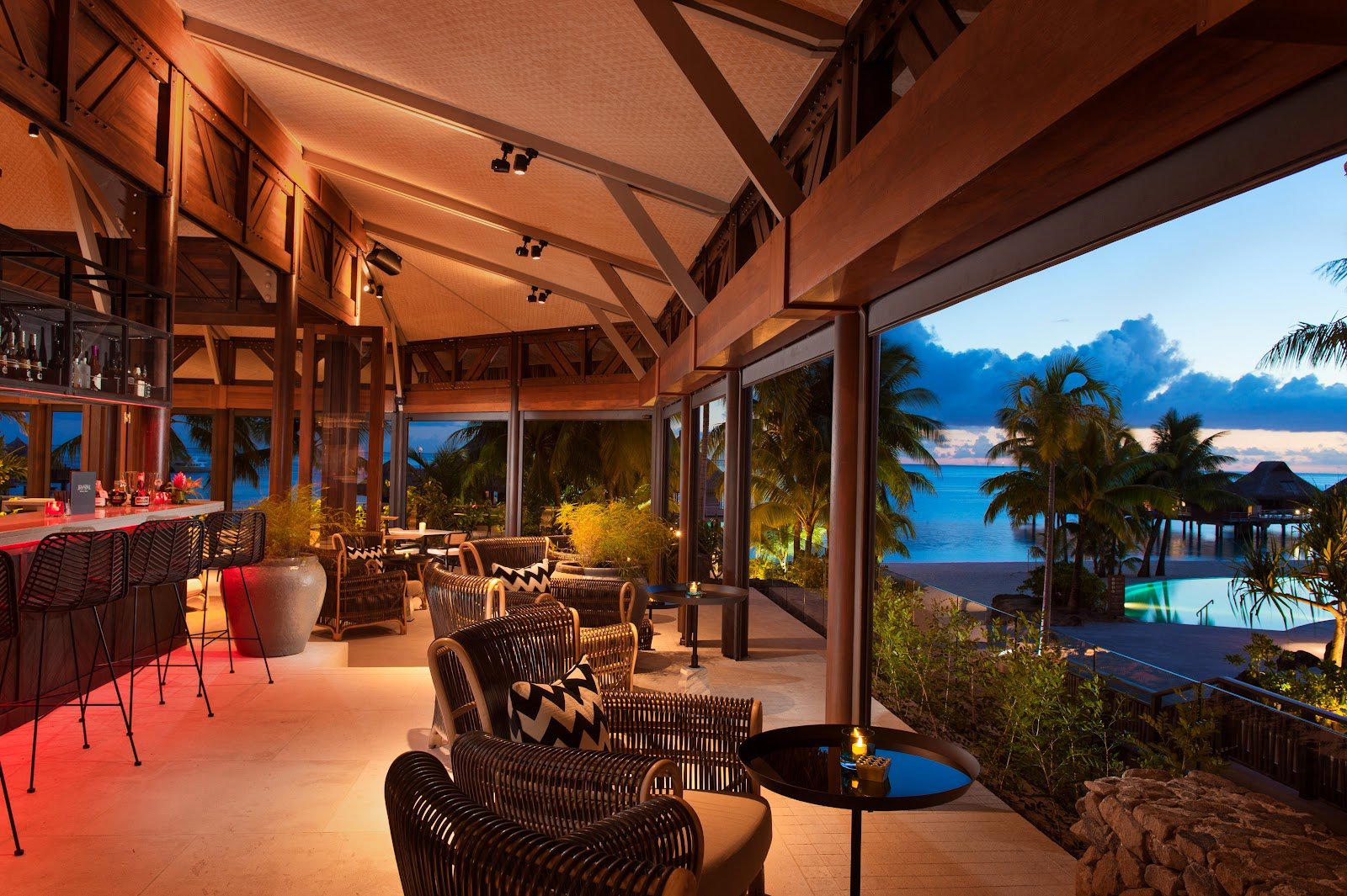 Iriatai restaurant in Bora Bora