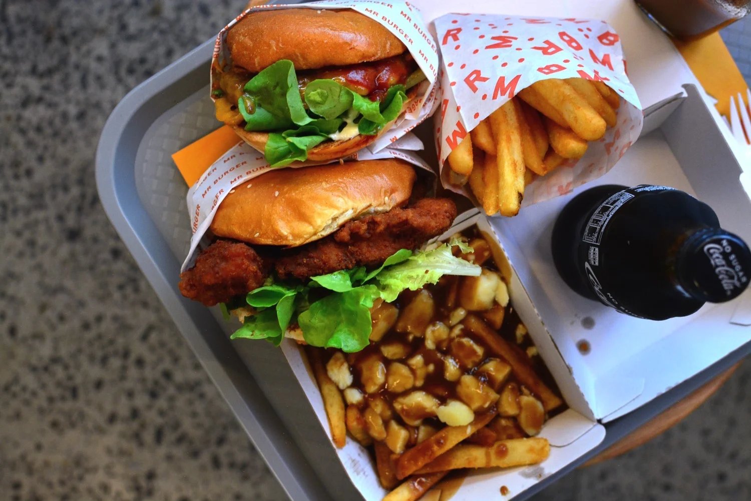 Mr Burger restaurant in South Yarra, Australia
