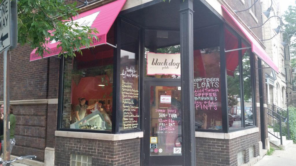 Black Dog Gelato restaurant in Chicago, United States
