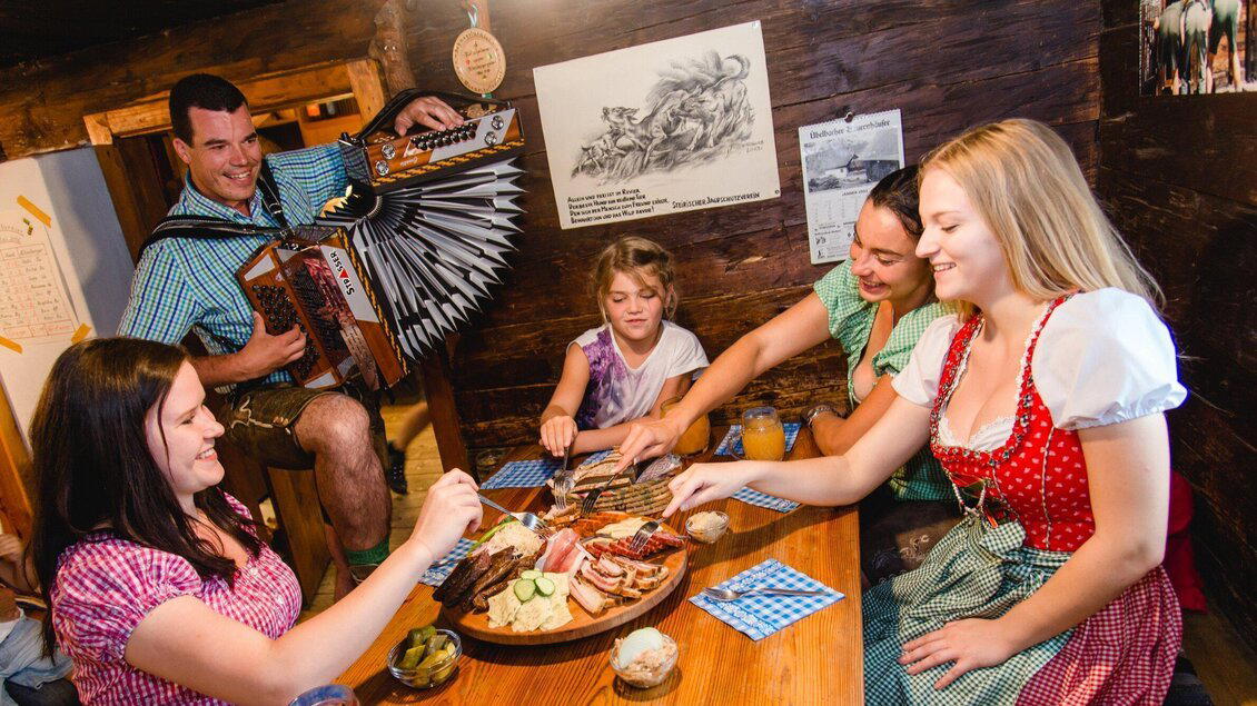 Almhütte Plotscherbauer restaurant in Ubelbach, Austria