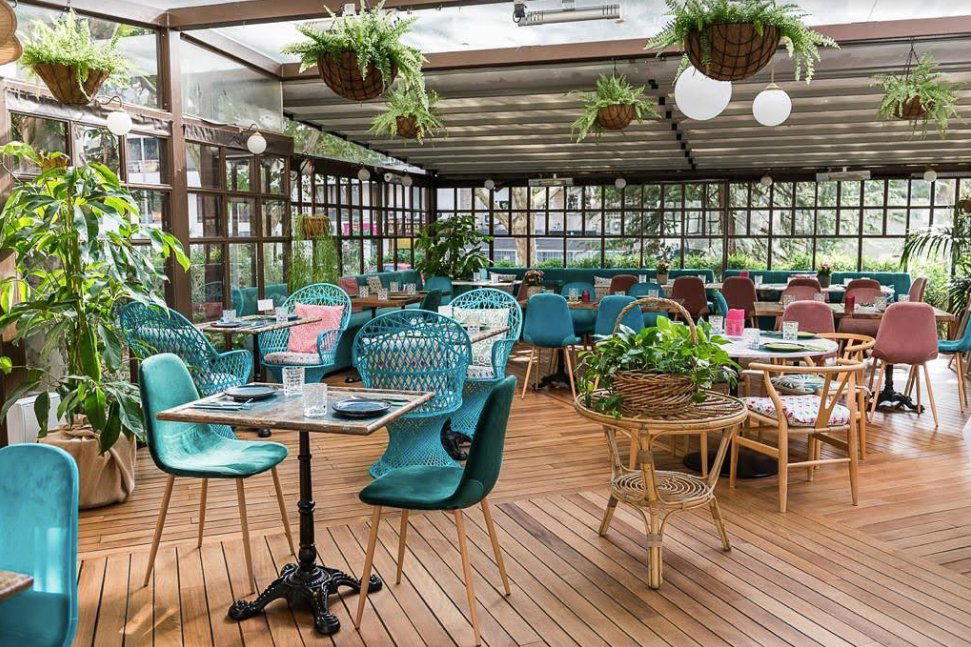 La Casa de Cristal restaurant in Madrid, Spain