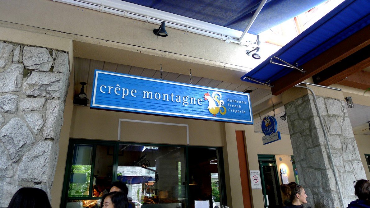 Crêpe Montagne restaurant in Whistler, Canada