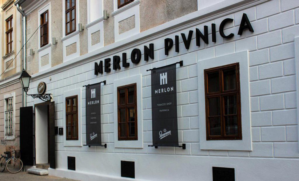 Merlon restaurant in Osijek, Croatia