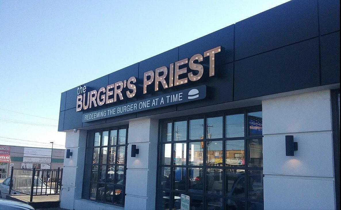 The Burger's Priest restaurant in Toronto, Canada